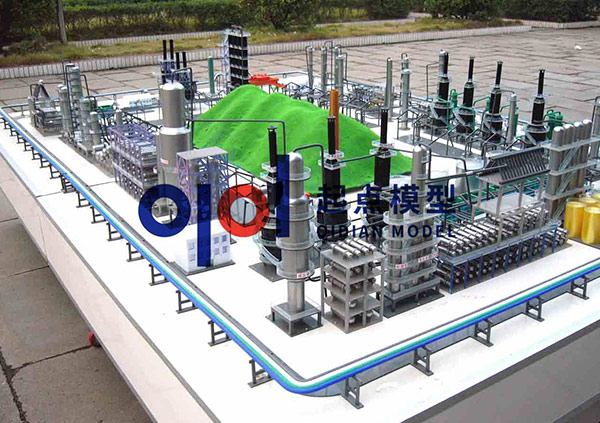 微缩炼油厂：石油模型的设计和制作工艺